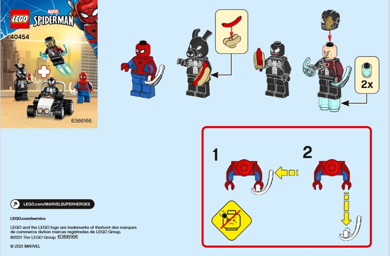 Spider-Man versus Venom and Iron Venom