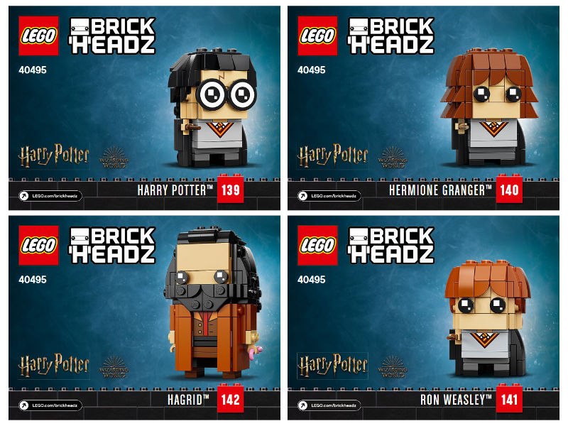 Harry, Hermione, Ron & Hagrid