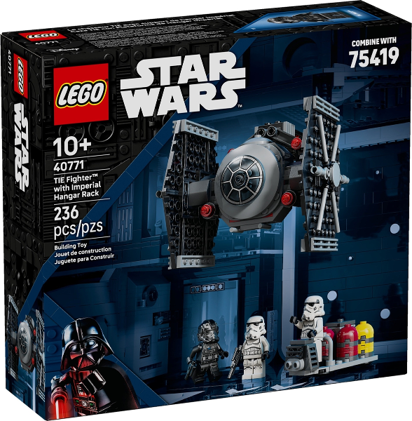 TIE Fighter with Imperial Hangar Rack image 2