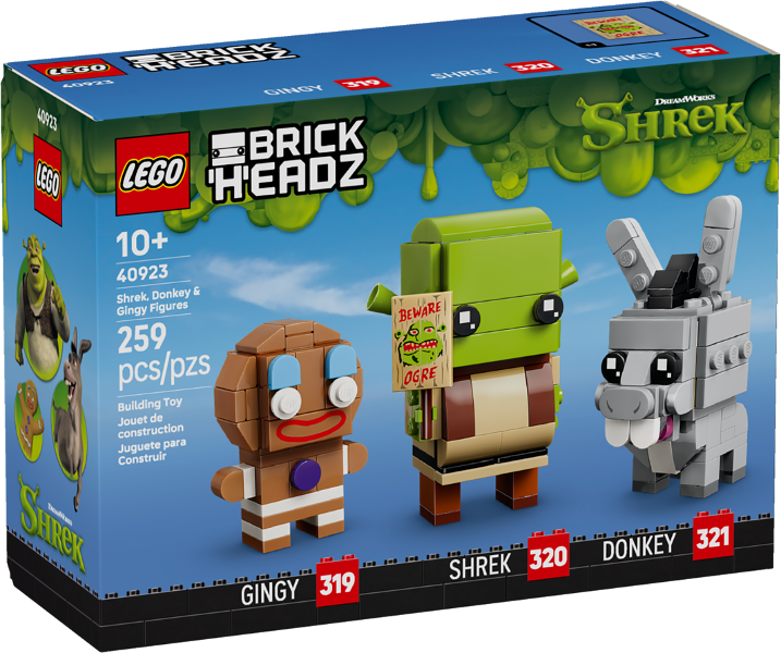 Shrek, Donkey & Gingy Figures image 2