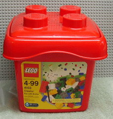 Fun with Bricks {small red bucket} image 3