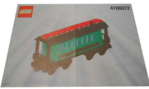 Passenger Wagon Green (White Box) image 2