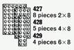 4 Plates 6 x 8 (The Building Toy) image 2