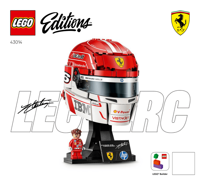 Scuderia Ferrari HP Charles Leclerc Helmet image 2