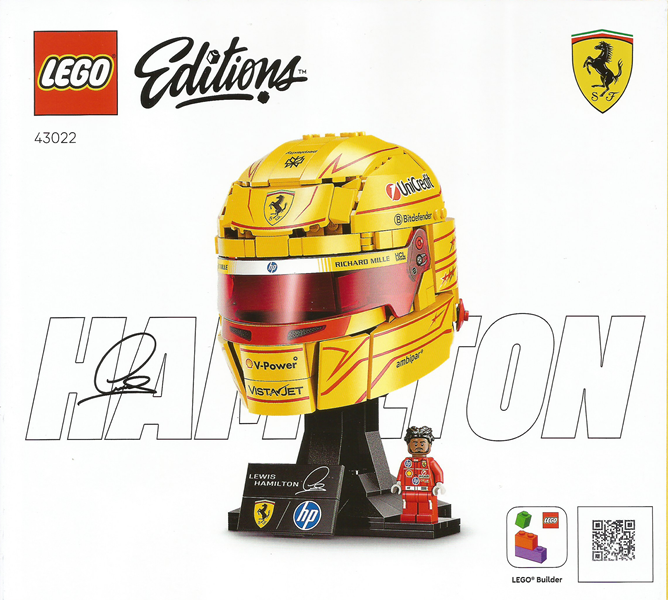 Scuderia Ferrari HP Lewis Hamilton Helmet image 2