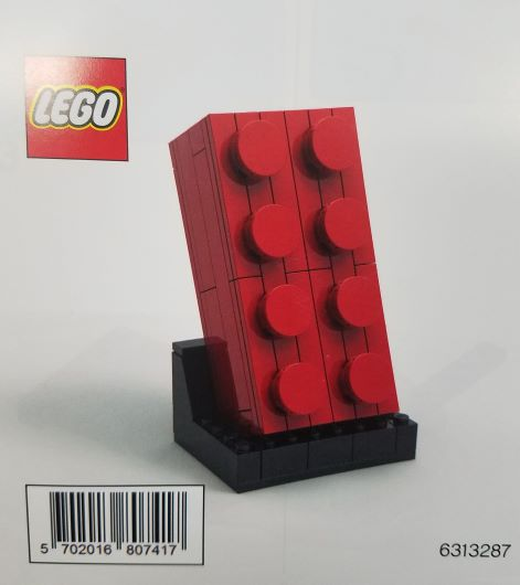 Buildable 2x4 Red Brick