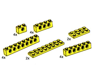 TECHNIC Beams and Plates [Yellow] image 2