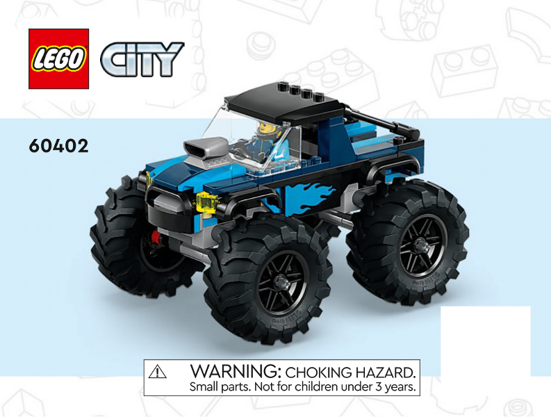 Blue Monster Truck