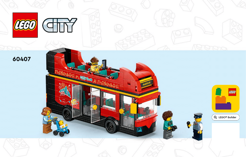Red Double-Decker Sightseeing Bus