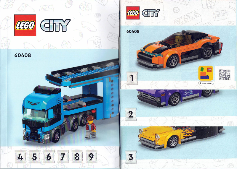 Car Transporter Truck with Sports Cars