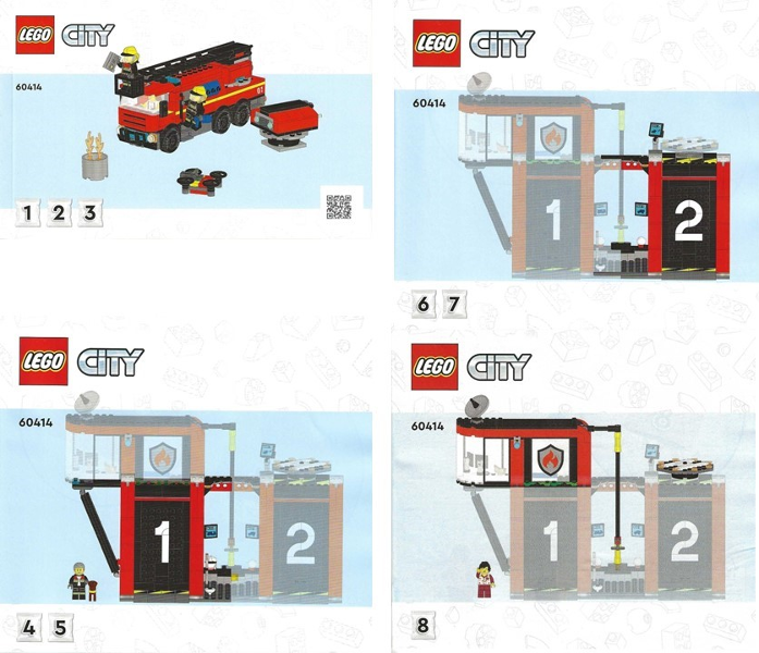 Fire Station with Fire Truck