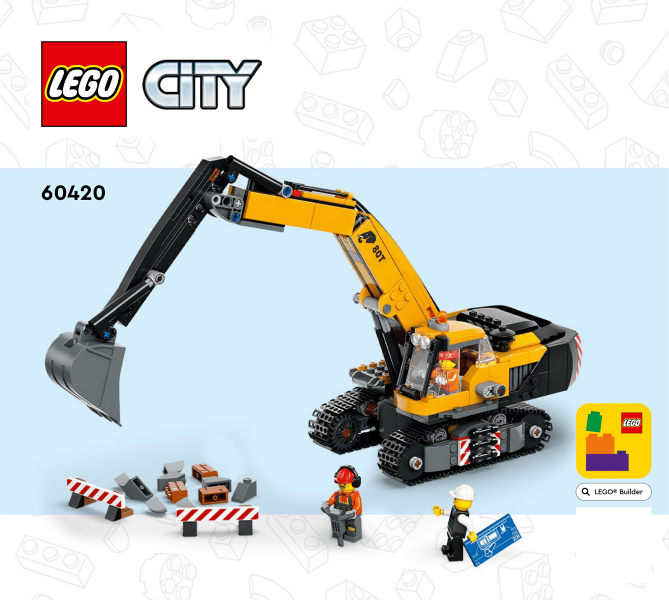 Yellow Construction Excavator image 3
