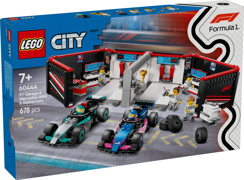F1 Garage & Mercedes-AMG & Alpine Cars