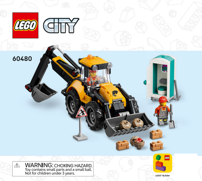Yellow Backhoe Loader image 2
