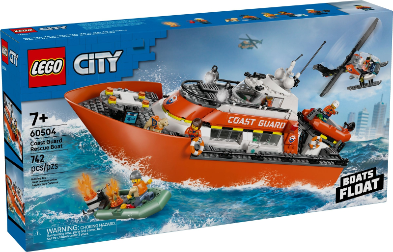 Coast Guard Rescue Boat & Helicopter