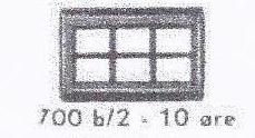 Single 1 x 2 x 3 Window without Glass (ABB)