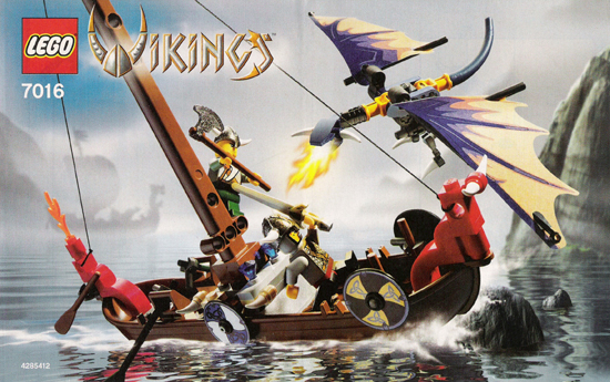 Viking Boat against the Wyvern Dragon image 2