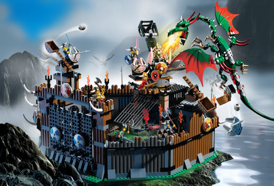 Viking Fortress against the Fafnir Dragon image 2