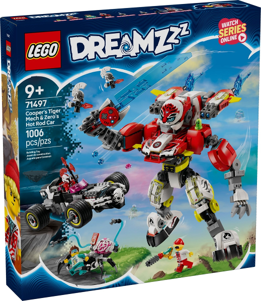 Cooper's Tiger Mech & Zero's Hot Rod Car image 3