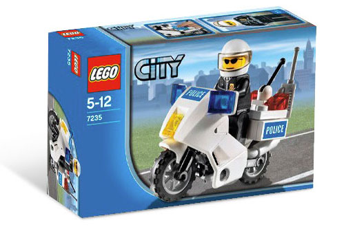 Police Motorcycle (Blue Sticker Version)
