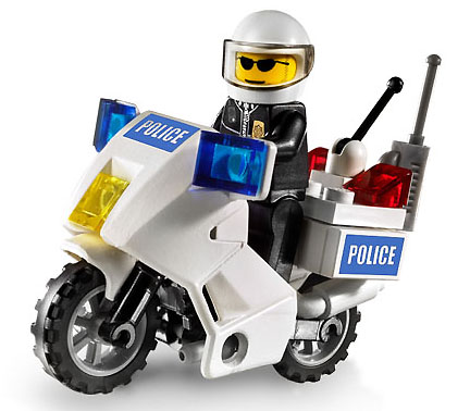 Police Motorcycle (Blue Sticker Version) image 2