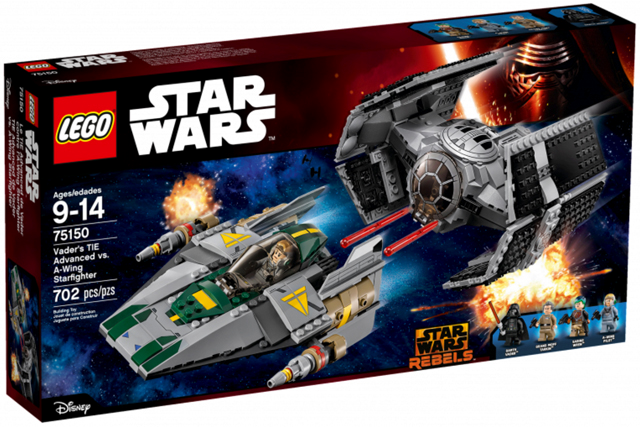 Vader's TIE Advanced vs. A-Wing Starfighter image 2
