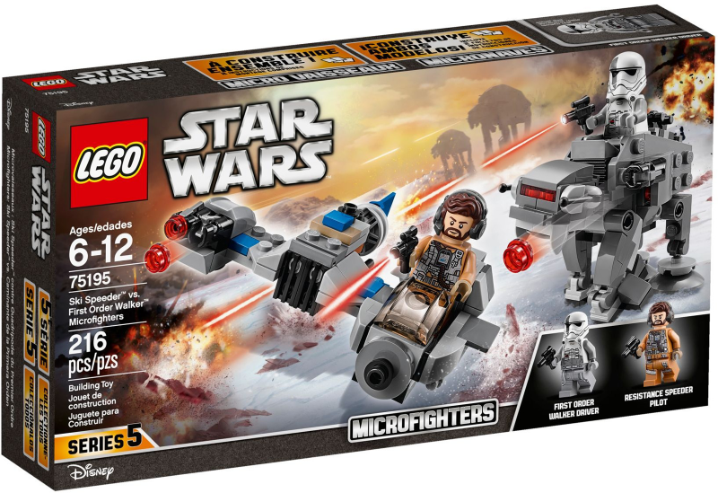 Ski Speeder vs First Order Walker Microfighters