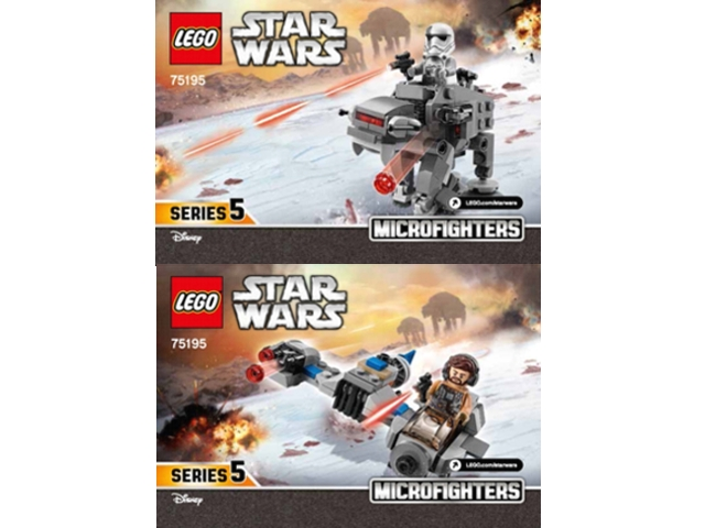 Ski Speeder vs First Order Walker Microfighters image 2