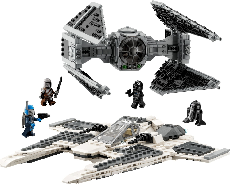 Mandalorian Fang Fighter vs. TIE Interceptor image 2
