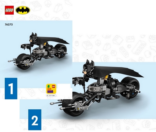 Batman Construction Figure and the Bat-Pod Bike image 3