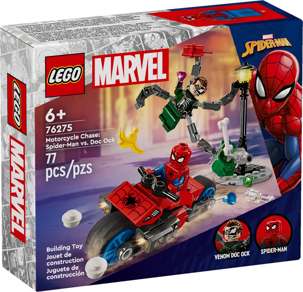 Motorcycle Chase: Spider-Man vs. Doc Ock