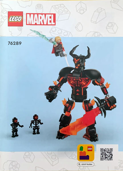 Thor vs. Surtur Construction Figure image 3