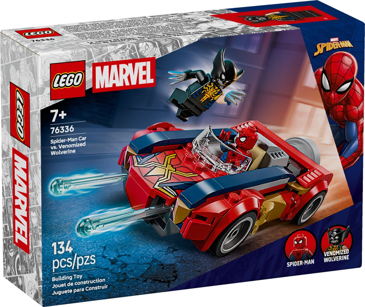 Spider-Man Car vs. Venomized Wolverine image 2