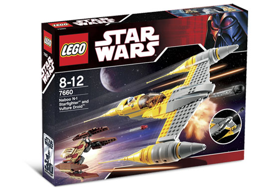 Naboo N-1 Starfighter and Vulture Droid image 2