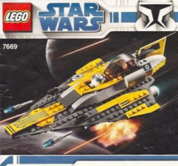 Anakin's Jedi Starfighter Clone Wars White Box image 2