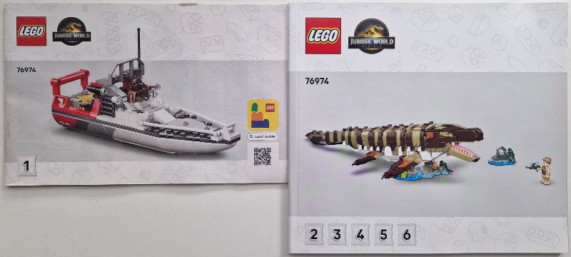 Brick-Built Mosasaurus Boat Mission image 3