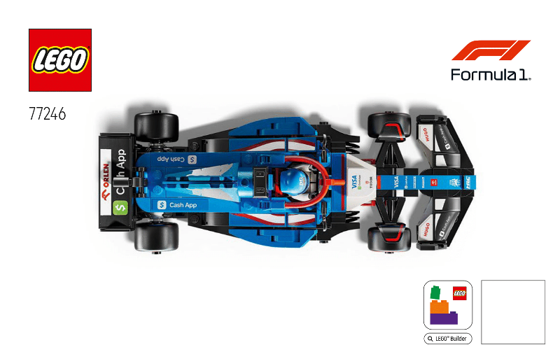 Visa Cash App RB VCARB 01 F1 Race Car image 2