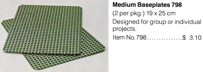 Baseplates, Green