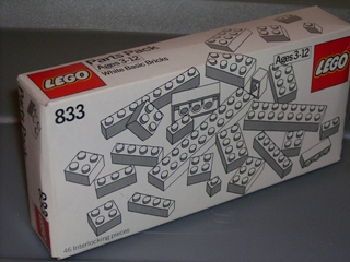 Parts Pack, White Bricks