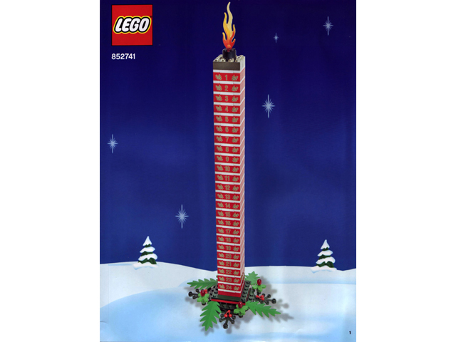 Build your own Holiday Countdown Candle