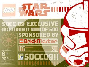 Mini Republic Dropship & AT-TE Brickmaster SDCC 09 Exclusive image 2