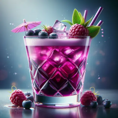 purple cocktail