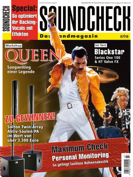 Die Juli-Ausgabe des SOUNDCHECK-Magazins