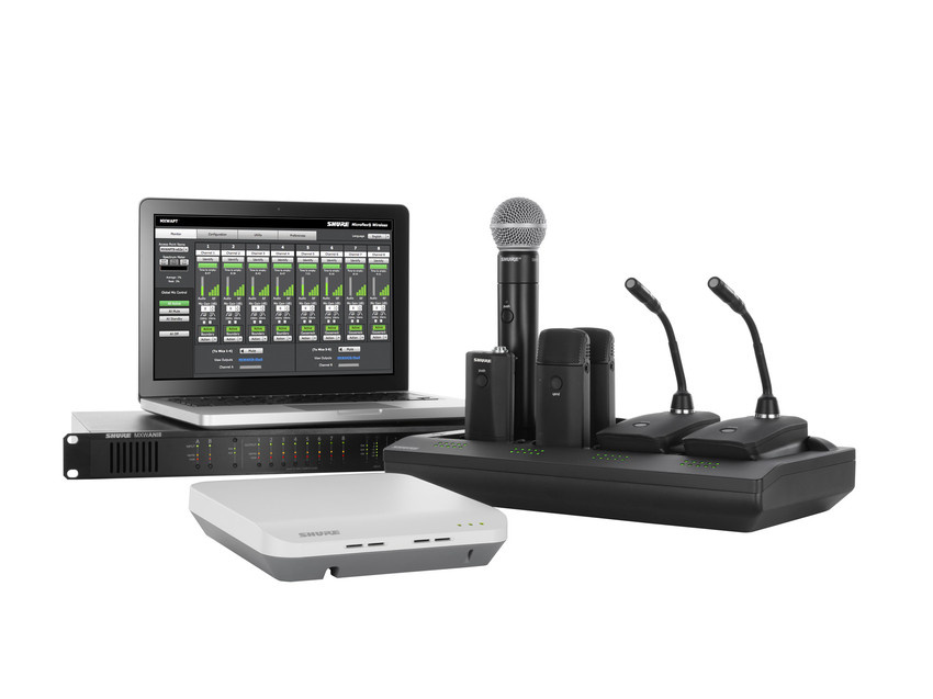 Shure präsentiert Funktechnik für Besprechungsräume