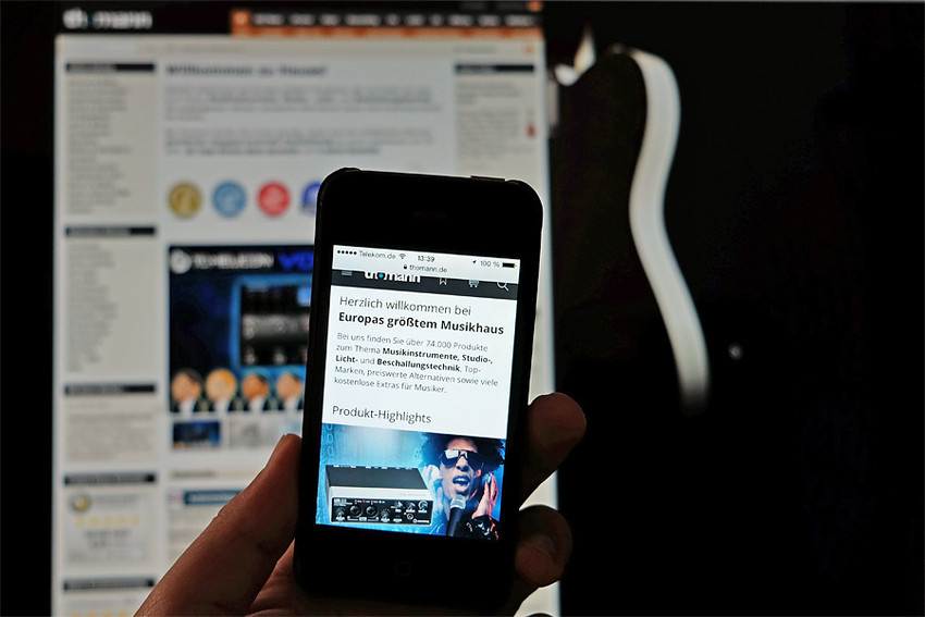 Musikhaus Thomann launcht mobile Webseite m.thomann.de