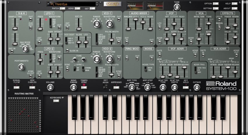 ROLAND präsentiert neuen SYSTEM-100 PLUG-OUT Software Synthesizer