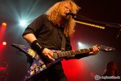 Megadeth geben der prall gefüllten Batschkapp Frankfurt voll auf die Zwölf