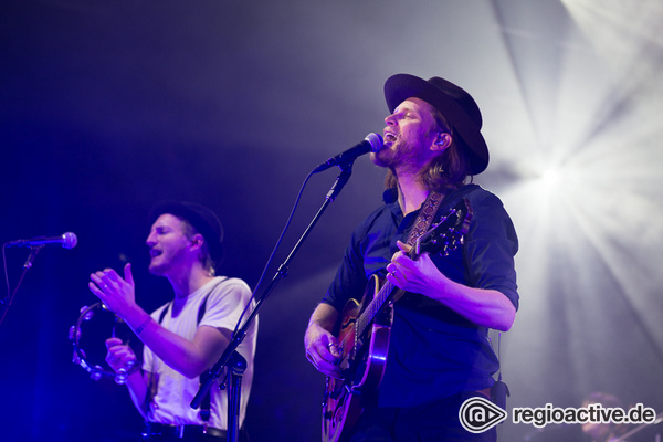 Erleuchtet - The Lumineers: Fotos der Folk-Rocker live im Schlachthof Wiesbaden 