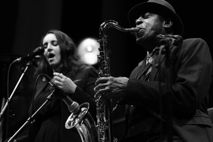 Erhaben - Fotos vom Abschlusskonzert von Enjoy Jazz 2016 mit Archie Shepp in Heidelberg 