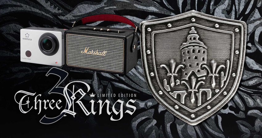 Hagstrom Three Kings Limited kaufen, Action Cam sichern und Marshall Kilburn gewinnen